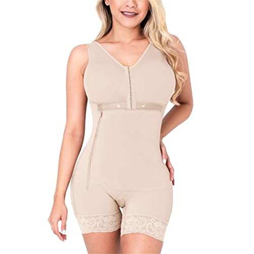 Shaperwear premium gainant avec bretelles ajustables et zip latéral
