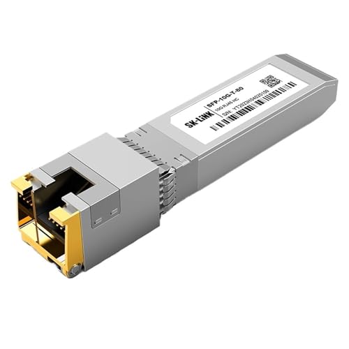 Optisches auf elektrisches Port-Modul, photoelektrische Konvertierung, Glasfasermodul, RJ45, optischer Anschluss 1,25 G auf Gigabit-Stromanschluss, optisches Modul kompatibel mit H3C h3c (10 Gigabit