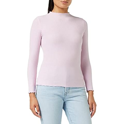 Only Onlemma L/S Top de Cuello Alto Noos Jrs Camiseta Cover