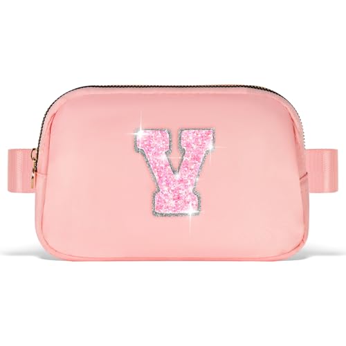 Image of Uygafly Gift for Teen Girls Kids Daughter Her - Birthday Gifts for 3 4 5 6 7 8 9 10 11 12 13 Year Old Girls,Fanny Pack Crossbody Bag Purse Belt Bag Cute Trendy Stuff | Peach,V