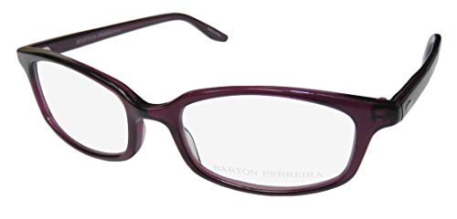 Barton Perreira Marina Womens/Ladies Designer Full-rim Stunning Spectacular Eyeglasses/Glasses (50-17-142, Plum)