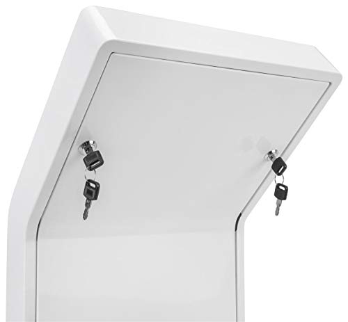 Image of Displays2go 10 Inch Tablet Floor Stand, Fits 9.7 to 10.5 Inch Devices - (IPGRAND9WH)