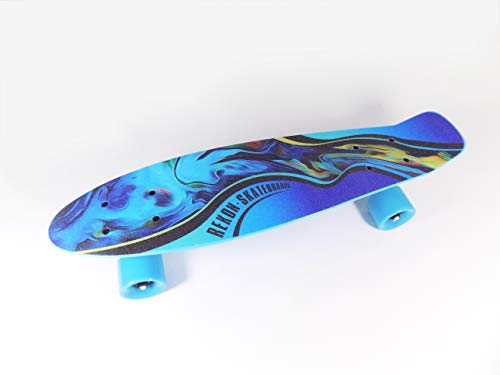 Rekon Penny Plastic Skateboard,Oil Painting Graphic 22.5 * 6