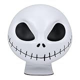 Luce Maschera Jack Skellington Lampada Ufficiale Disney Nightmare Before Halloween, Decorazione Spaventosa per Halloween o Natale, Cavo USB Incluso 18cm