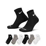 Nike Everyday Plus Cushioned Ankle Socks (6 Pairs), Medium