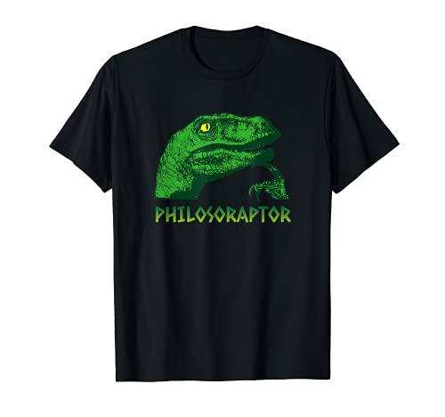 Philosoraptor Meme - Philosophy Dinosaur T-Shirt