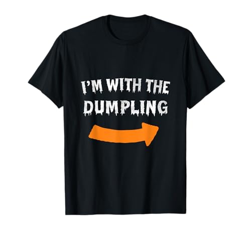 I'm with the dumpling Funny Lazy Halloween Costume T-Shirt
