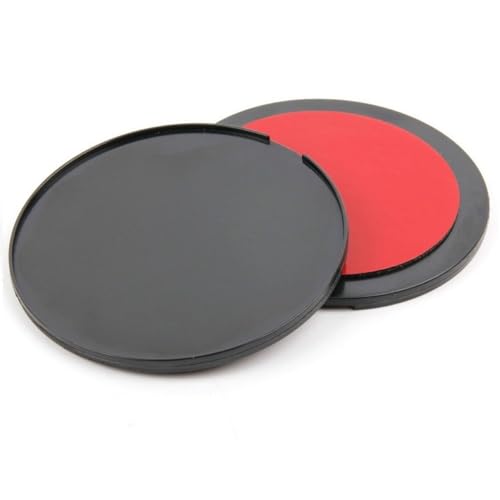 BAAQII 2 Pack 73mm/2.87" Dashboard Dash Disc Disk Plate for Sat Nav GPS TomTom Garmin Mount Holder, Adhesive Dashboard Pad Mounting Disk Disc for Suction Cup Phone Holder Mount, Black