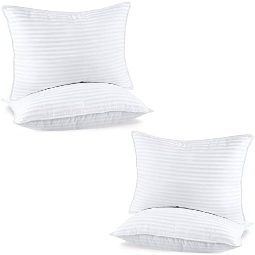 Utopia Bedding Bed Pillows For Sleeping 2Pk Standard And 2Pk Queen (White) #TOP12