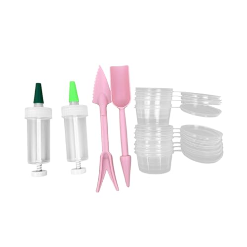 Gralara Mini dispensador de sementes de semeadura semeador manual plantador de sementes mão espalhad