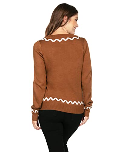 Image of Tipsy Elves Classic Cute Cardigan Ugly Christmas Sweaters for Women with Fun Patterns and Animals