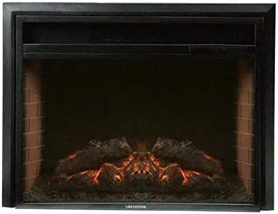 Greystone RV Electric Fireplace 26" with Remote and Radius Front