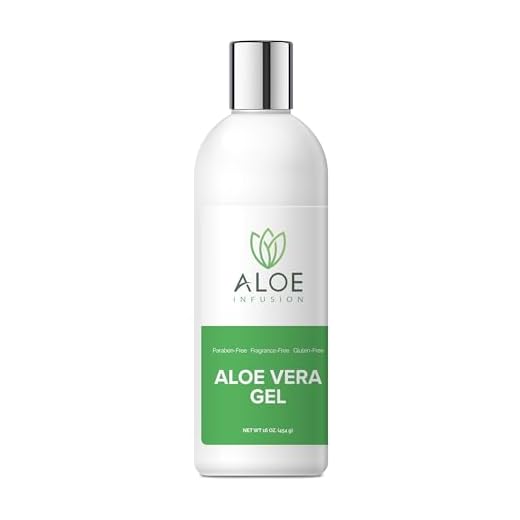 Aloe Infusion Gel De Vera Orgânico - Hidratação Profunda, Nutrição Da Pele, Cuidado Pós-Sol Para Rosto, Corpo E Cabelo, Alívio Queimaduras Solares, Vermelhidão Coceira, Testado Nos Eua, 16 Oz
