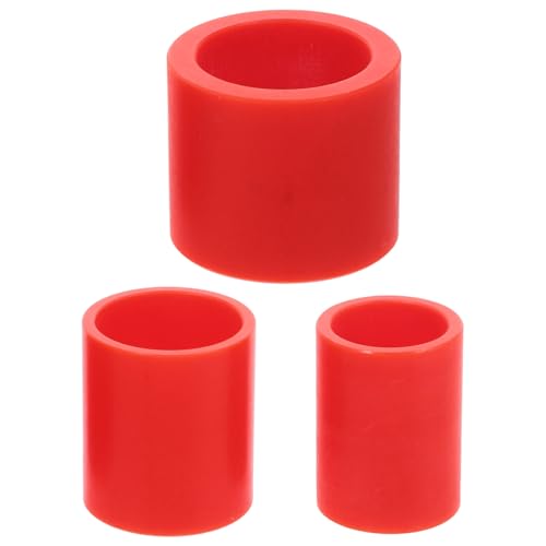 Unomor Sanding Grinding Arbor Collet Adapters 3pcs Wheel Arbor Step-Down Adapters Plastic Shank for Bench Grinder