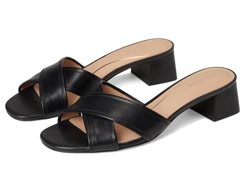 Cole Haan Women's Landon Sandals 40mm, Black Leather, 5-C US - image 1