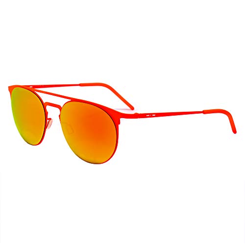 Italia Independent 0206-055-000 Occhiali Da Sole, Arancione (Naranja), 52.0 Unisex-Adulto