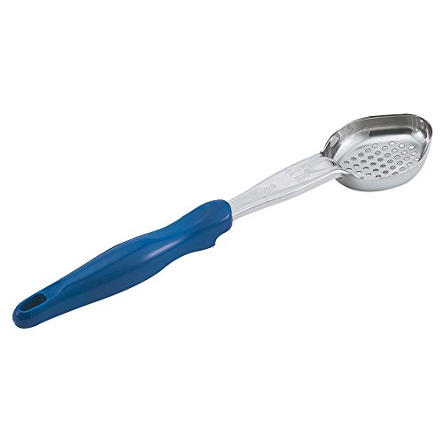 Vollrath 6422230 Blue 2 Ounce Oval Perforated Spoodle