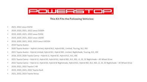 Image of PowerStop Z23 Performance Brake Pad & Rotor Kit Front & Rear K8348
