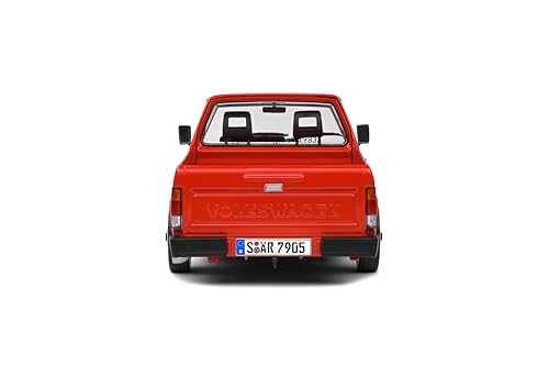 Volkswagen Caddy MK.1 Rojo 1982 1:18 Solido miniatura 4