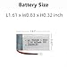 Cecicebb 3.7V 400mAh RC Drone Batteries for SYMA Q11 H99W H31 H6C H98 TR-C385 TR-P51 TR-F22 Aircraft Model AT-96 Holystone Quadcopters with Charger Cable