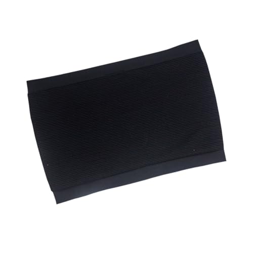 Toddmomy Breathable Men Waist Trimmer Elastic Slimming Fitness for Comfortable Support for Workouts and Daily Use Black