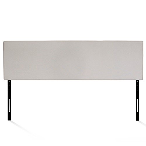Image of FURINNO Roanne Plain Headboard, King, Fog