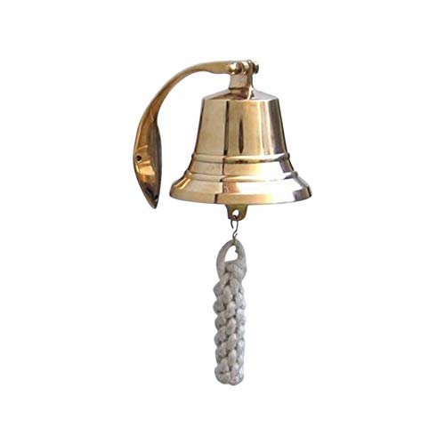 Nagina International Cloche De Support en Laiton Massif - Décor Nautique