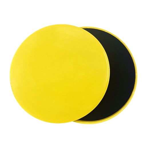Deslizadores de ejercicio para entrenar, juego de 2 deslizadores de núcleo | Discos de fitness de 17 cm de diámetro, protección de suelo sin arañazos para gimnasio en casa, pilates y yoga, opciones