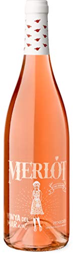 Vinya del Mar Rosado Merlot - Vino Rosado D.O. Penedés, 750 ml, 1 botella