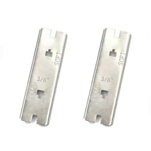 WUYIZHEHAO 2pcs Compatible for Husqvarna 5056981-01N Compatible with 3/8' Chains & 73LP/73VL (H42) Chain Raker Gauge Filing Guide for Accurate Raker Depth Adjustment