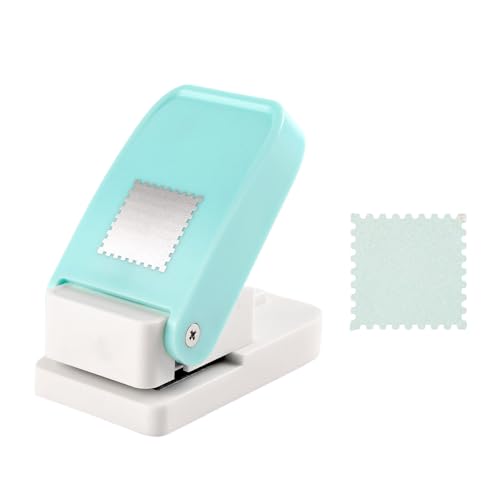 Sellos y Punzones Papel | Perforadora sellos rectangular/cuadrada | Perforadora sello postales | Palanca acción para manualidades, cortador sello, perforadoras para manualidades con papel