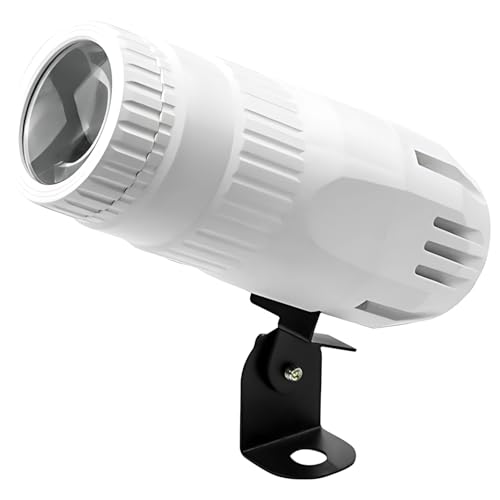 Luz para bola espejada RGBW 4 en 1, luz LED súper brillante para bolas de discoteca, 5,7 x 18 x 8 cm, luces para fiestas interiores, incluye control remoto, color blanco miniatura 1