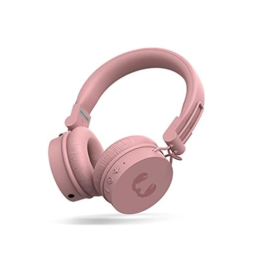 Fresh 'n Rebel Hörlurar Caps 2 trådlösa | On-Ear trådlösa Bluetooth-hörlurar – Dusty Pink