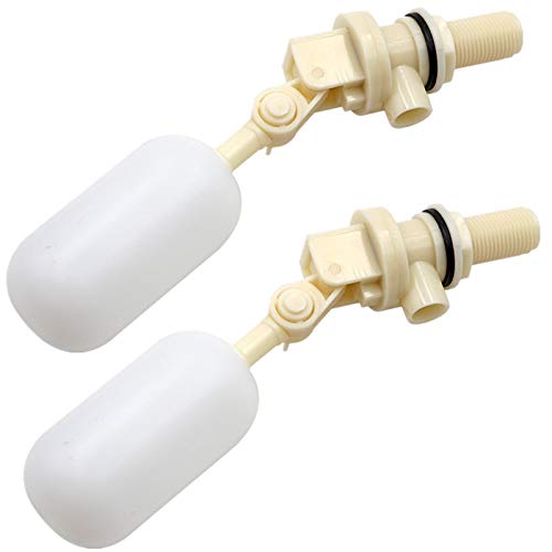MUALROUS Válvula De Flotador de Agua de 2 Piezas Con Brazo Ajustable, Válvula de Bola de Flotador de Cierre Automático de 1/2 Pulgada Cover