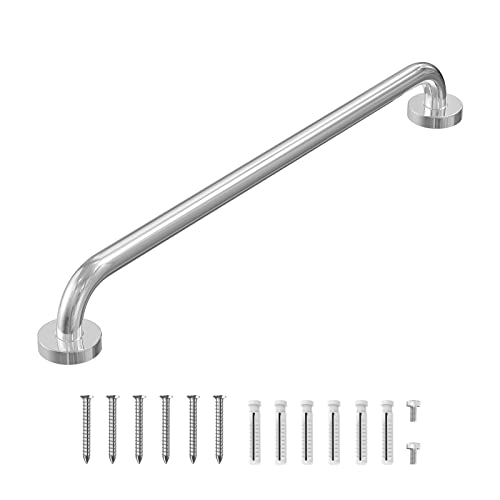 Grab Bars For Bathtubs And Showers, 1 Pack 24 Inch Shower Grab Bars Stainless Steel Shower Handle, Safety Bath Shower Grab Bar For Seniors #TOP16