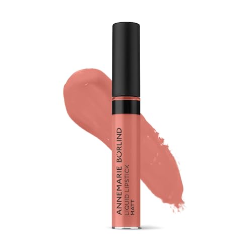 ANNEMARIE BÖRLIND LIPPEN EFFECTIVE NATURAL BEAUTY Liquid Lipstick Matt Matt Nude (9,5 ml) - Cremig-Matte Textur für Intensive Farben und Starke Deckkraft, Pflegende Wirkung, Vegan