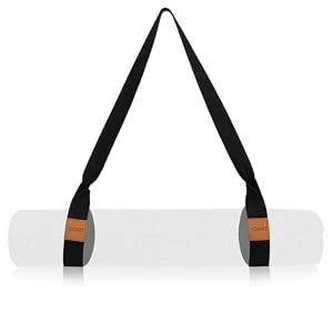 YOGATI Premium Schwarzer Yoga-Tragegurt
