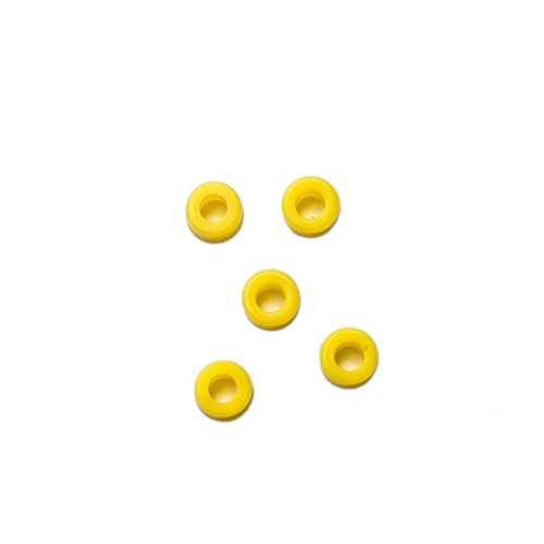 Easyinsmile Multi-Color Small Type Dental Silicone Instrument Color Code Rings (S, Yellow) #TOP1