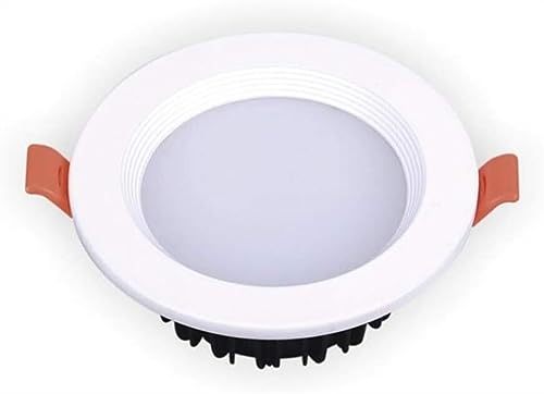 GPECTIFO Robusto Hotel Shopping LED Downlight AC110-240V Centro Comercial Integrado Iluminación Downlight Hogar Cocina Sala de Estar(4000k,7W)