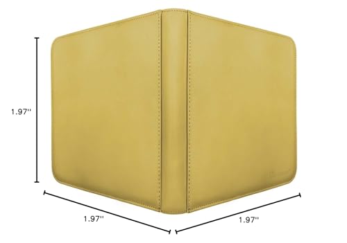 Image of UP - 12-Pocket Zippered Pro Binder - Yellow