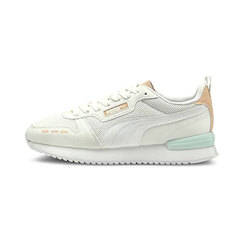 Image of PUMA Unisex Adults R78 Sneaker, Puma White Puma White Peach Parfait, US 7.5