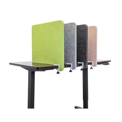 Sichtschutzwand für den Schreibtisch, Akustik-Trennwand für den Schreibtisch – freistehende, geräuschreduzierende Trennwand für Büro und Klassenzimmer, schalldichte Tischabtrennung, Grün, 30