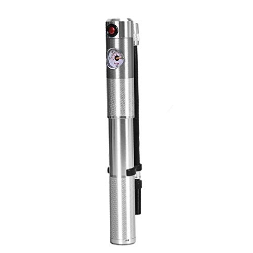 Pompa di bicicletta 210PSI pompa da bicicletta portatile mini con pressione d'aria della pompa Manometro aria della pompa manuale a sfera gonfiatore