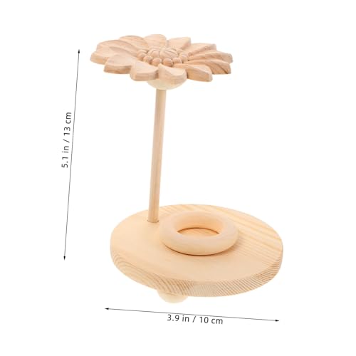 Difusor aromático eléctrico de madera Happyyami lotus miniatura 2