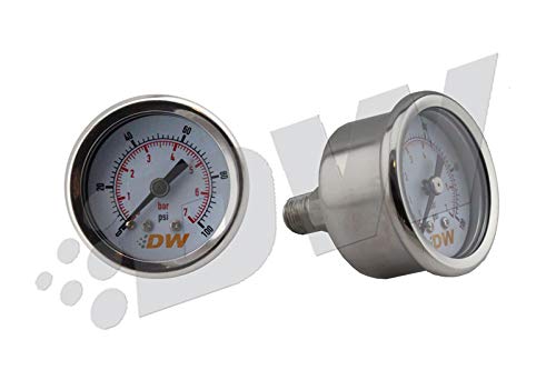 DeatschWerks 6-01-G Fuel Pressure Gauge, 1 Pack