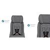 Clek Fllo Convertible Car Seat - Compact Design for 3-Across Seating, Extended Rear-Facing with Anti-Rebound Bar and Flame Retardant-Free (Railroad)