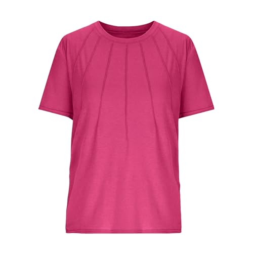 Kids Girls Pleated Short Sleeve T Shirts Crewneck Casual Loose Tees Cotton Solid Color Summer Fashion Tops Clothes2