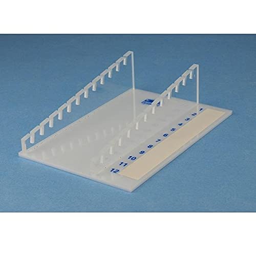 Ablagegestell Plexiglass für 12 Objektträger Ständer für das Ablegen von Objektträgern von Karl Hecht