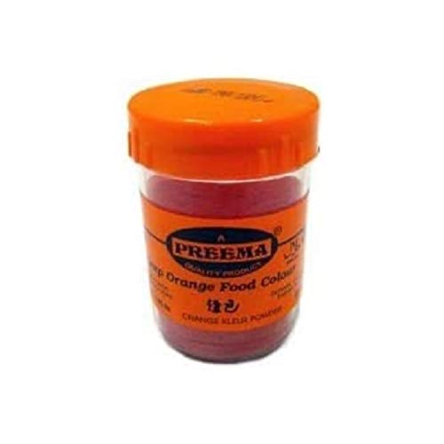 Polvo para colorear alimentos, naranja oscuro, 1 x 25 g
