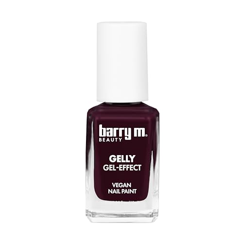 Barry M Cosmetics Gelly Nail Paint, Black Cherry,F-GNP42